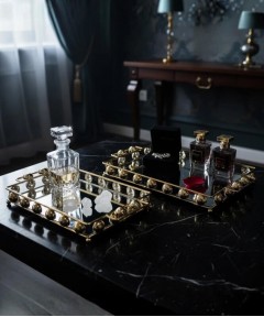 ZEYVE BONCUK 2-PIECE DECK. TRAY 37x23x5-43x29x5cm.